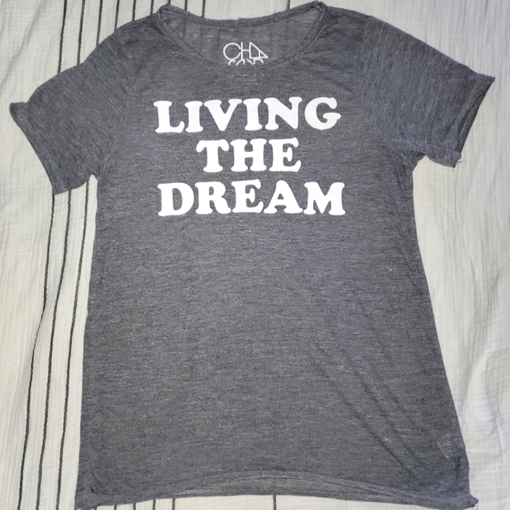 Chaser Tissue Tee, Gray, Small